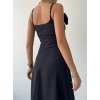 Matilda Gül İp Askılı Elbise