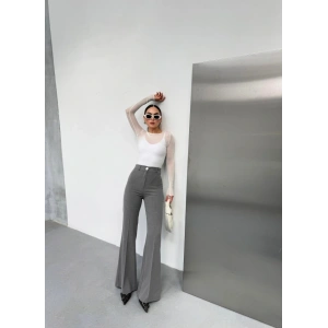 230 Gr Poly Viscose Full Lycra İspanyol Paça Pantolon