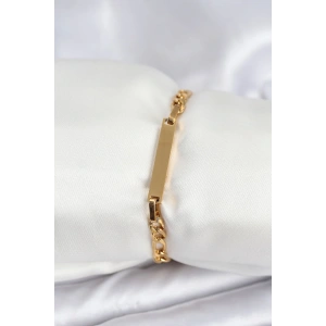 316L Çelik Gold Renk Yazı Yazmaya Uygun Kadın Bileklik