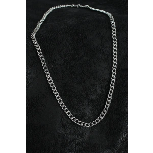 316L Çelik Klasik Zincir Model Gümüş Renk Erkek Kolye