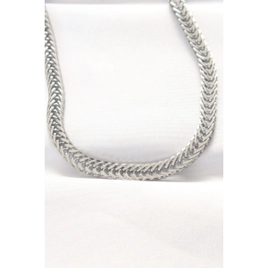 316L Çelik Silver Renk Balık Sırtı Zincir Kolye