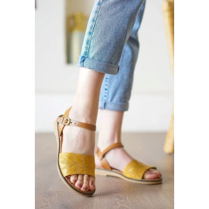 Cardi Hardal Cilt Sandalet