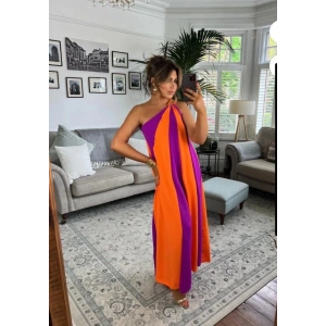 ÇİFT RENKLİ ELBİSE