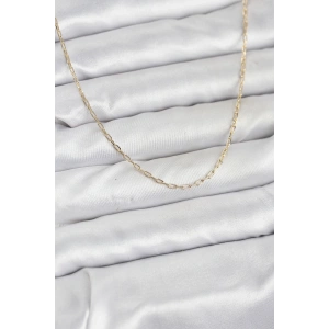 CM 14K Gold Renk Ataç Zincir Model 60 cm Kadın Kolye