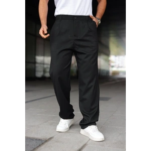 Erkek Beli Lastikli Baggy Pantolon