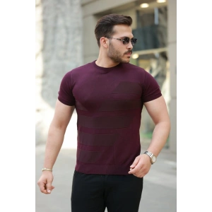 Erkek Bisiklet Yaka Kısa Kollu Tişört