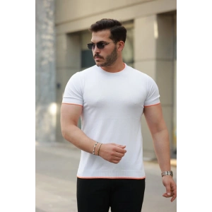 Erkek Bisiklet Yaka Kısa Kollu Tişört