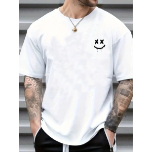 Erkek Kısa Kollu Bisiklet Yaka Baskılı Süprem Bluz