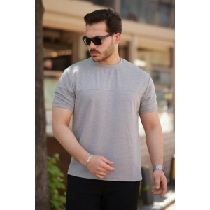 Erkek Oversize Bisiklet Yaka Kısa Kollu T-shirt