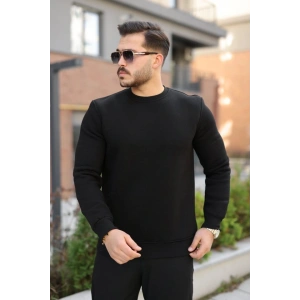 Erkek Üç İplik Şardonlu Sweatshirt