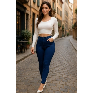 Gabardin Kumaş Yüksek Bel Pantolon