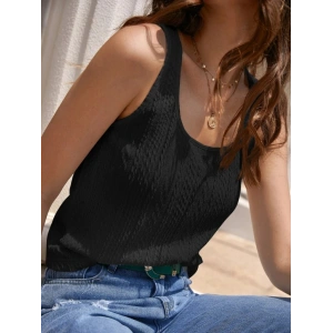 Kadın Askılı örgü Detay Bluz