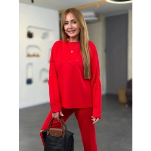 Kadın Inci Detay Modal Kumaş Ikili Takım