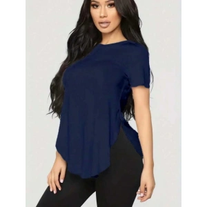 Kadın Türlü Viskon Kumaş Yırtmaç Detaylı Bluz