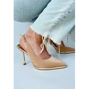 Kalyt Nude Cilt Topuklu Ayakkabı