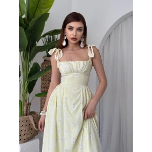 Khalesı Omuz Bağlamalı Elbise