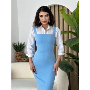 Martin Askılı Kalem Elbise