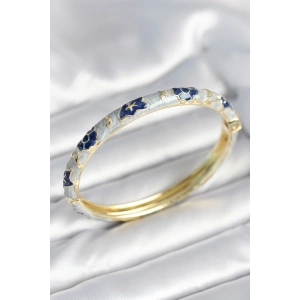 Mavi Renk Detaylı Mineli Kelepçe