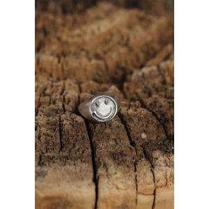 Otantik Emoji Tasarımlı Ayarlamalı Kadın Yüzük