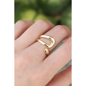 Pirinç Gold Renk Ayarlanabilir Yüzük