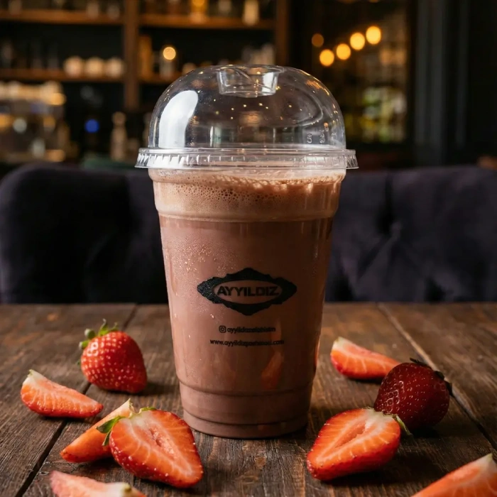 ice çilekli menengiç coffe