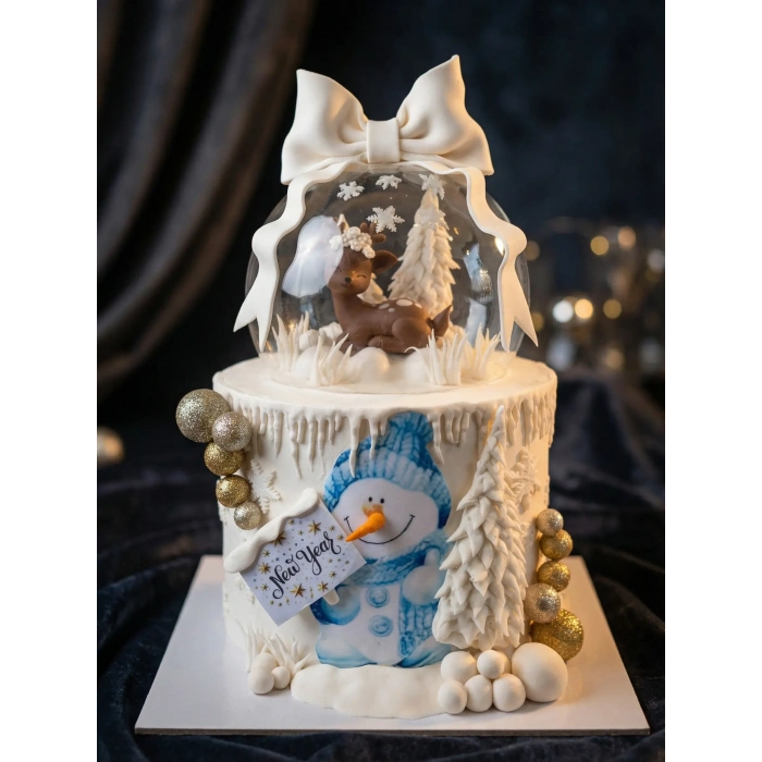 Kar Küresi Pasta 30 Kişilik