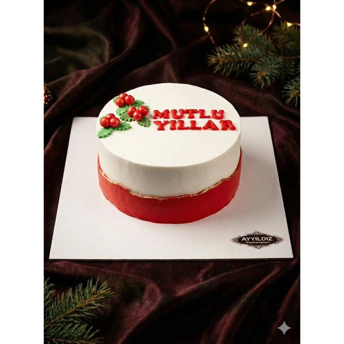 Yılbaşı Pastası 2 8-10 Kişilik