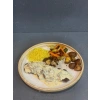 Mantar Soslu Kaşarlı Köfte