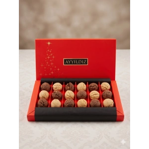 Beyaz Siyah Karışık Çikolatalı Kurabiye 430 gr