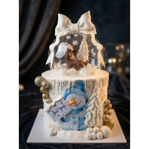 Kar Küresi Pasta 30 Kişilik