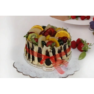 Meyveli Çikolatalı Pasta 4-6 Kişilik