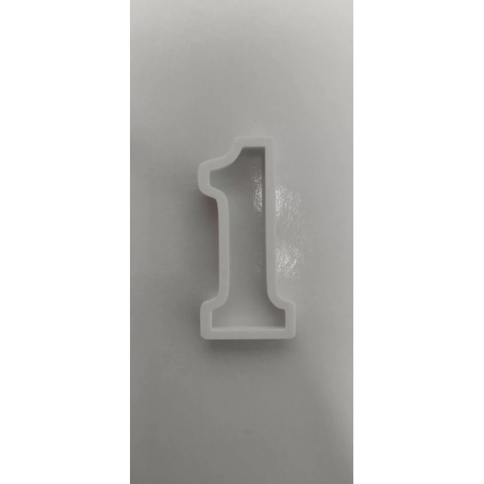 1 Rakam Kurabiye Kesici 8 cm