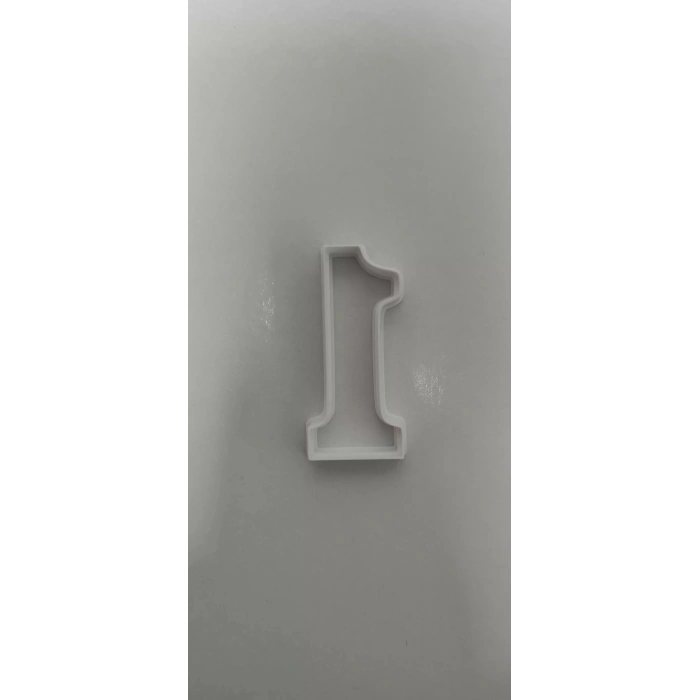 1 Rakam Kurabiye Kesici 8 cm