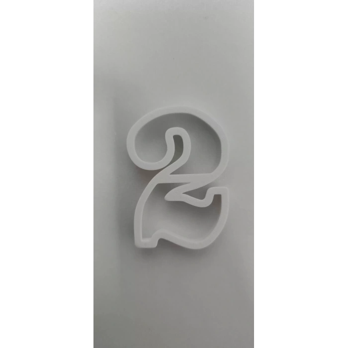 2 Rakam Kurabiye Kesici 8 cm