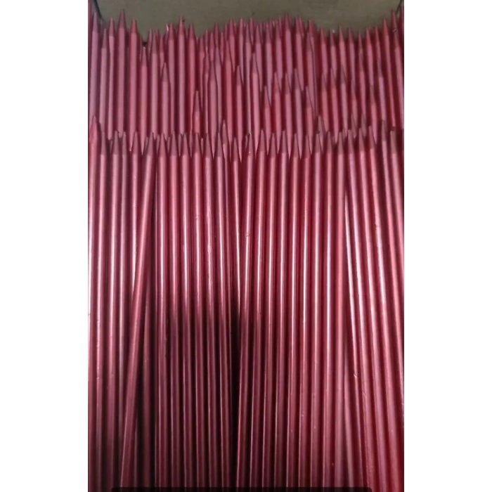 20 cm Kırmızı Parti Mum 5 Adet