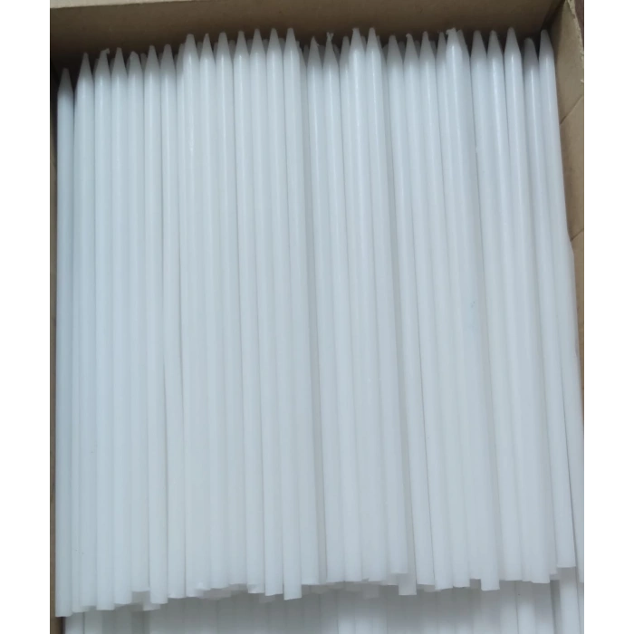 20 cm mum beyaz renk 1 paket (5 adet)