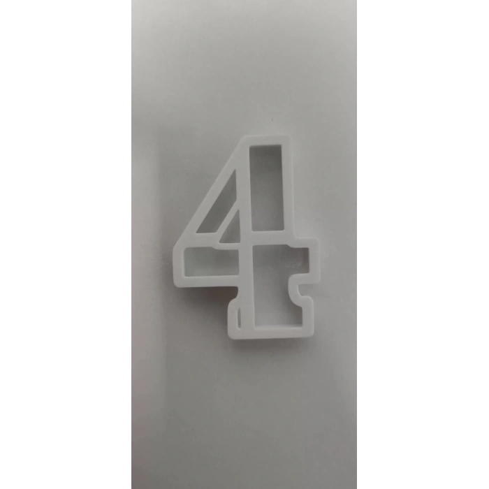 4 Rakam Kurabiye Kesici 8 cm