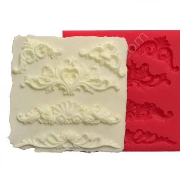 5 li Dekor Set Silikon Kalıp