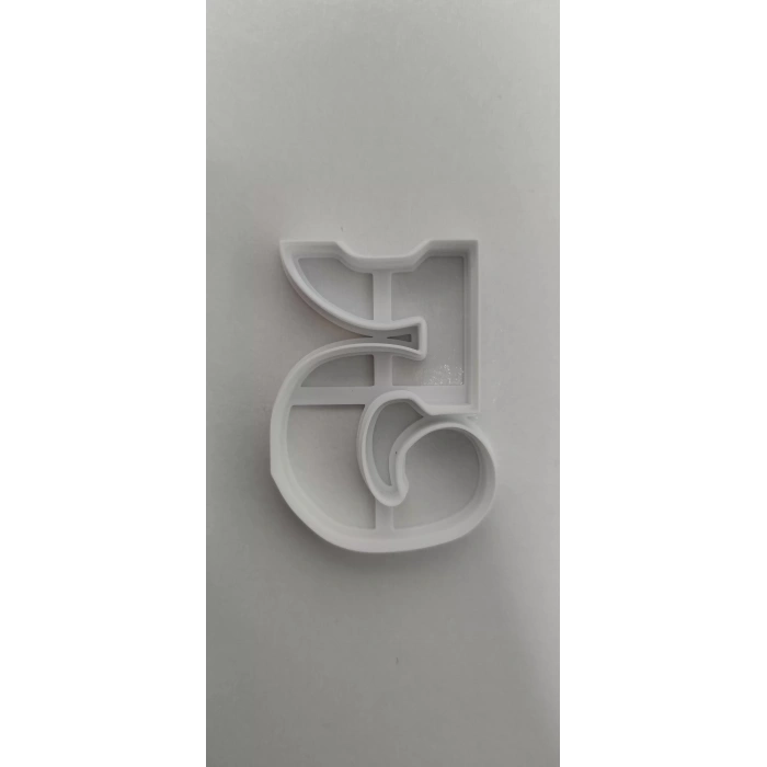 5 Rakam Kurabiye Kesici 8 cm