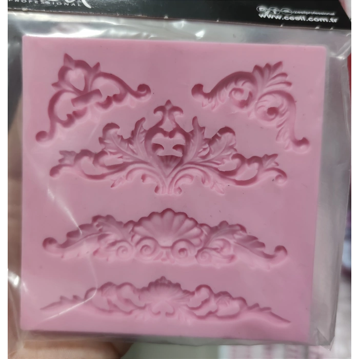 5 li Dekor Set Silikon Kalıp