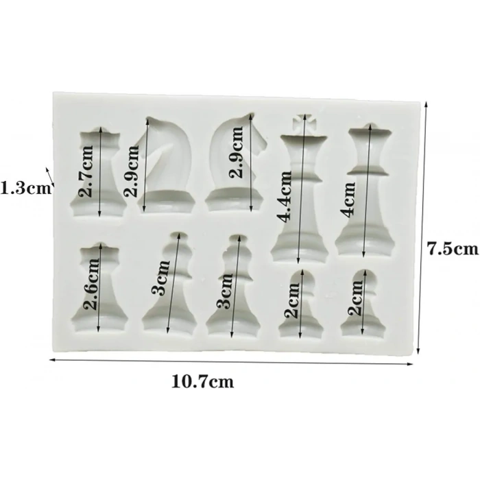 Satranç Set Silikon Kalıp