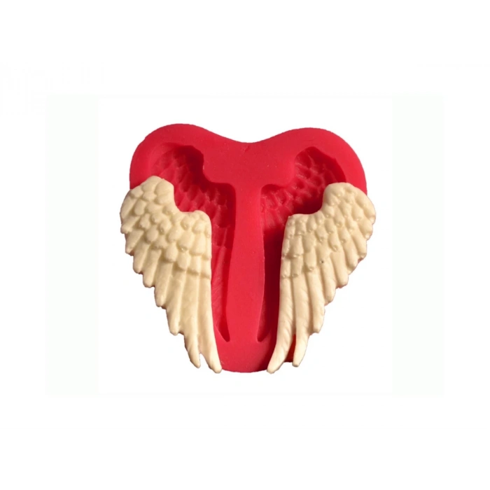 Cesil İkili Melek Kanat Silikon Kalıp 7*7 cm