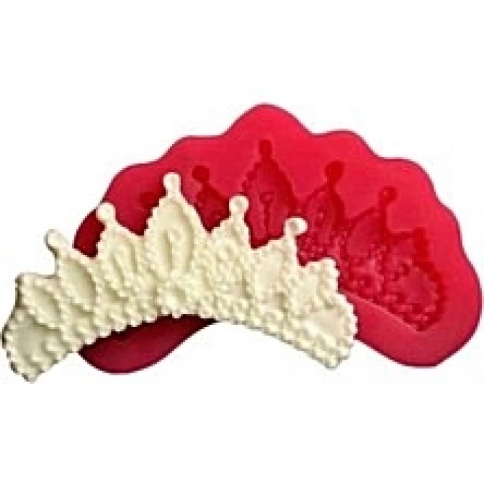 Cesil Cupcake Üstü Taç Silikon Kalıp