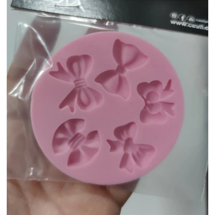 Cesil 5 li Fiyonk Set Silikon Kalıp 7.5*7.5 cm