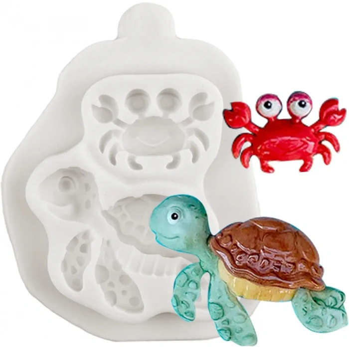 Kaplumbağa & Yengeç Silikon Kalıp