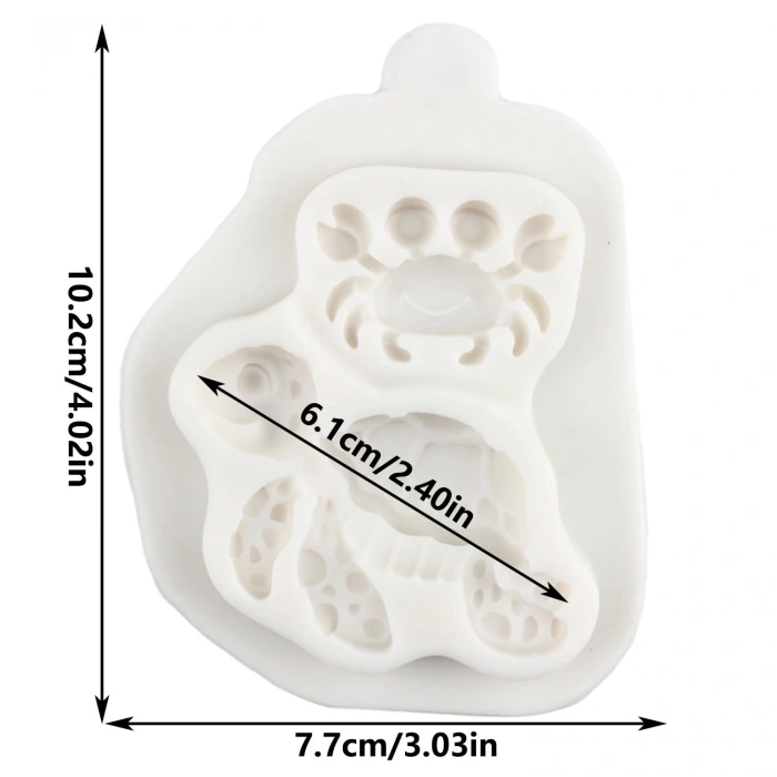 Kaplumbağa & Yengeç Silikon Kalıp