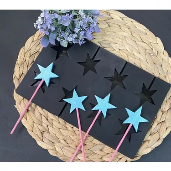 Cesil 8 li Şeker Kalıbı Lolipop Yıldız