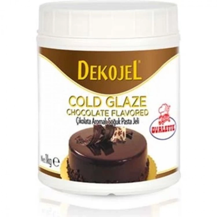 Ovalette Çikolatalı Soğuk Jöle Pasta Jeli Cold Glaze