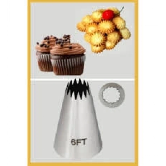 6 FT Krema Duyu Büyük Boy