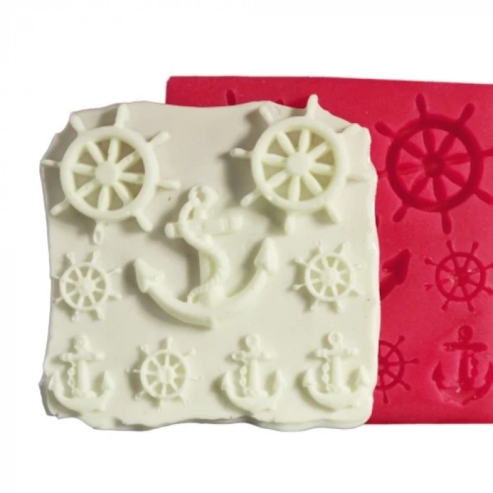 Cesil Denizci Temalı Set Silikon Kalıp 7*7 cm